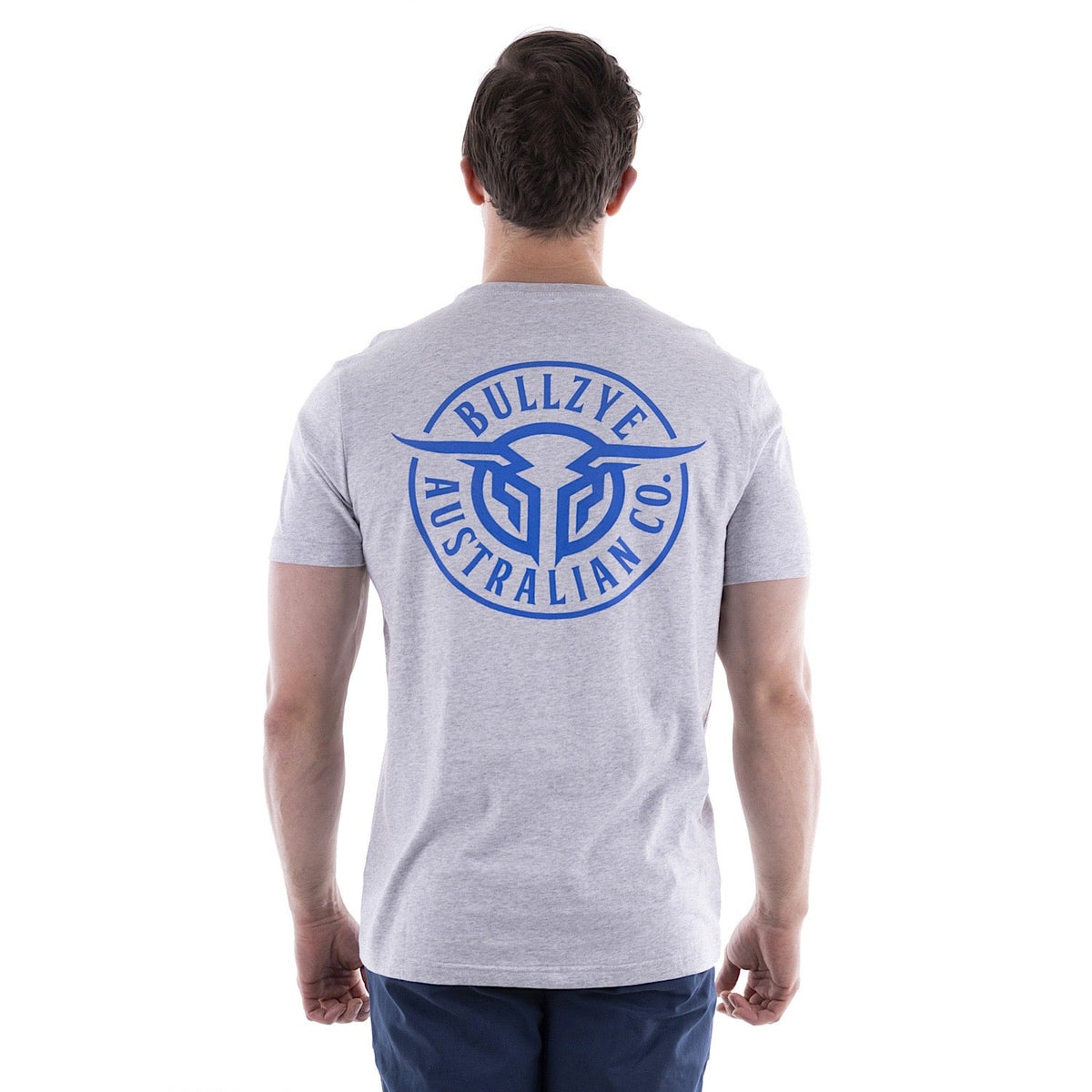 Bullzye Men’s Bullring Tee - Grey Marle