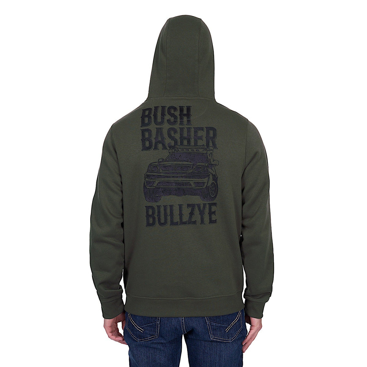 Bullzye Men’s Bush Basher Hoodie - Green