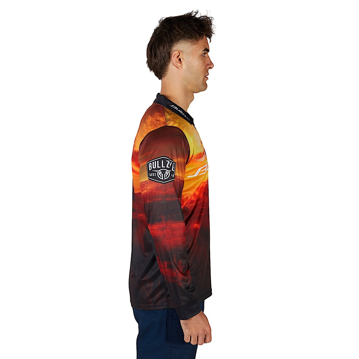 Bullzye Men’s Cam Long Sleeve Tee - Multi