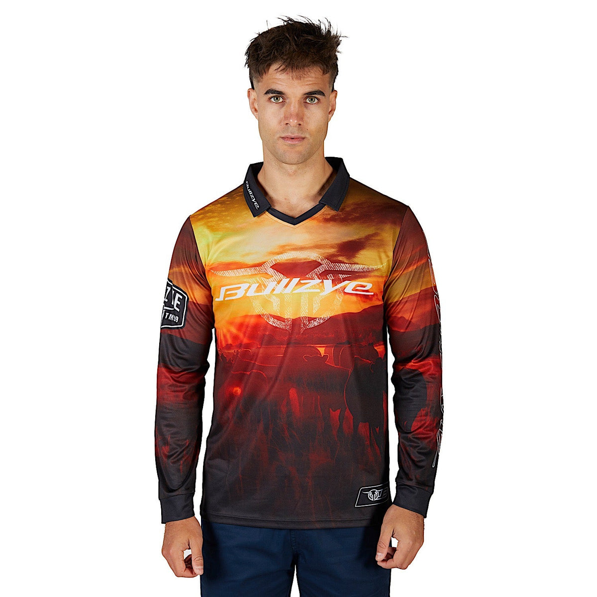 Bullzye Men’s Cam Long Sleeve Tee - Multi