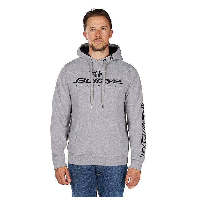 Bullzye Men’s Determination Pullover Hoodie - Grey Marle