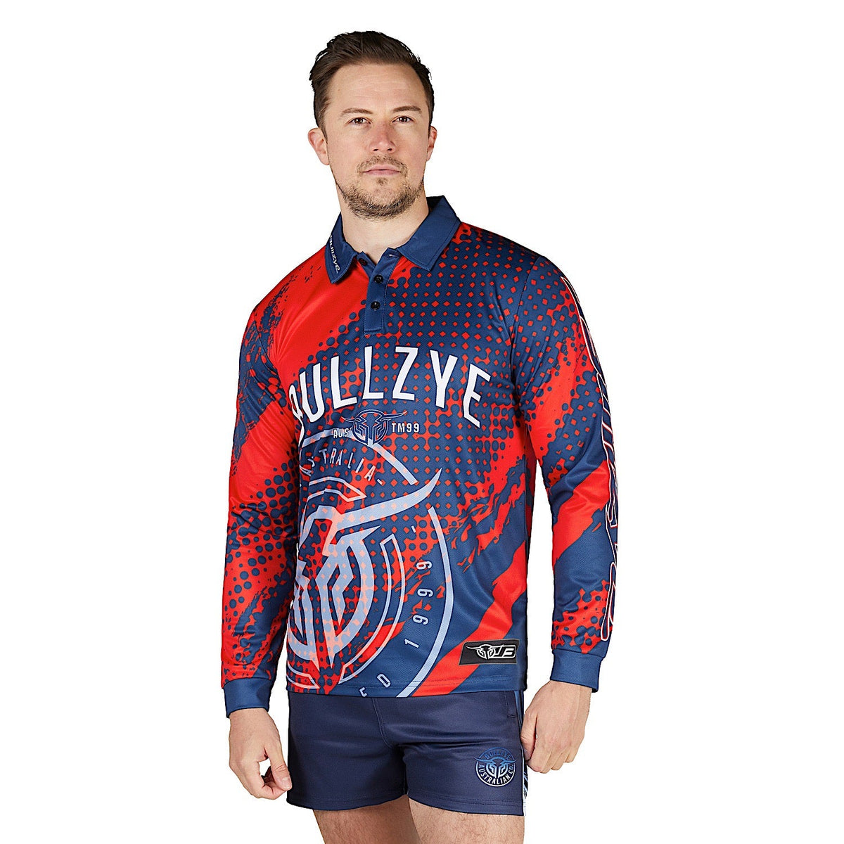 Bullzye Men’s Bullzye Long Sleeve Fishing Shirt - Multi