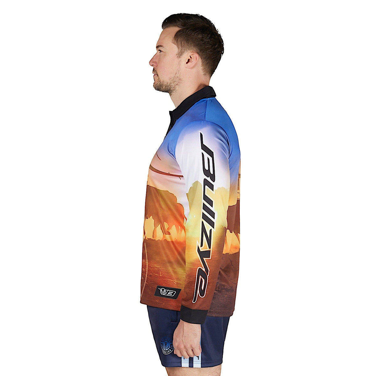 Bullzye Men’s Outback Long Sleeve Fishing Shirt - Multi