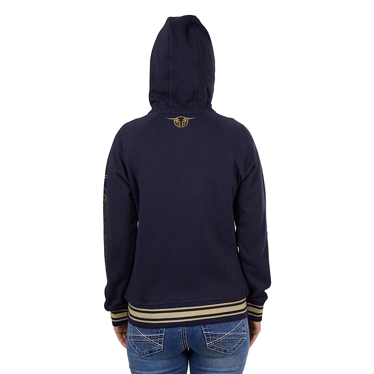 Bullzye Women’s Bowen Zip Through Hoodie Dark Navy
