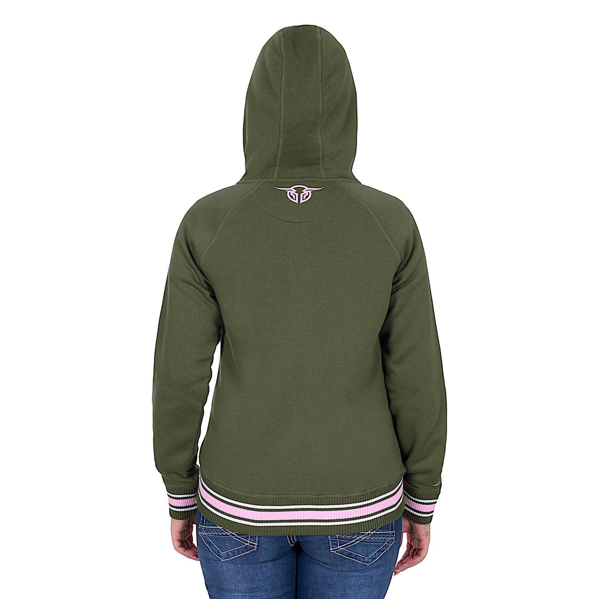 Bullzye Women’s Brooks Zip Up Hoodie - Green