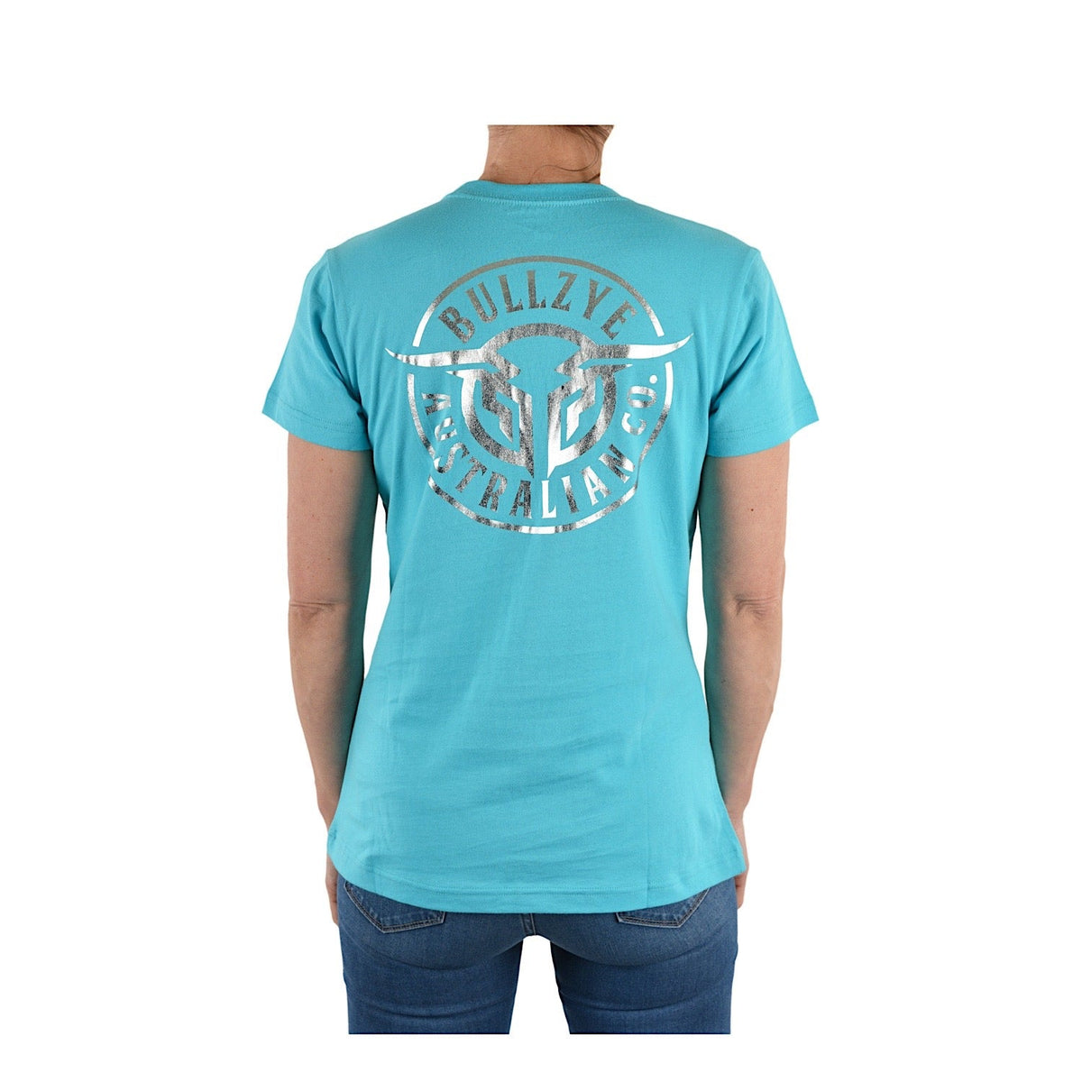 Bullzye Women’s Bullring Tee - Aqua