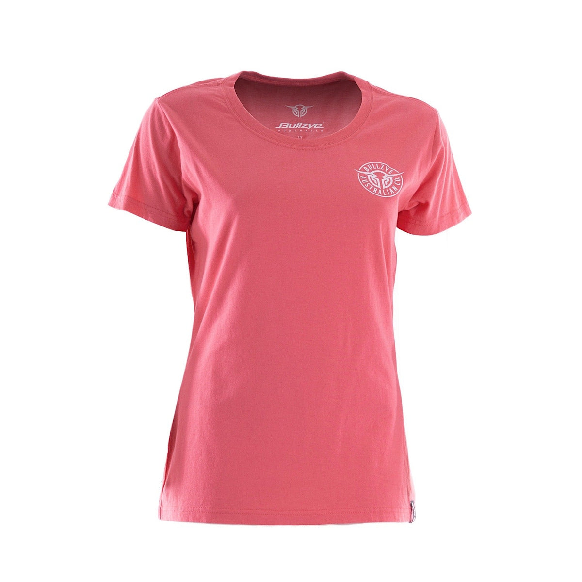 Bullzye Women’s Bullring Tee - Coral