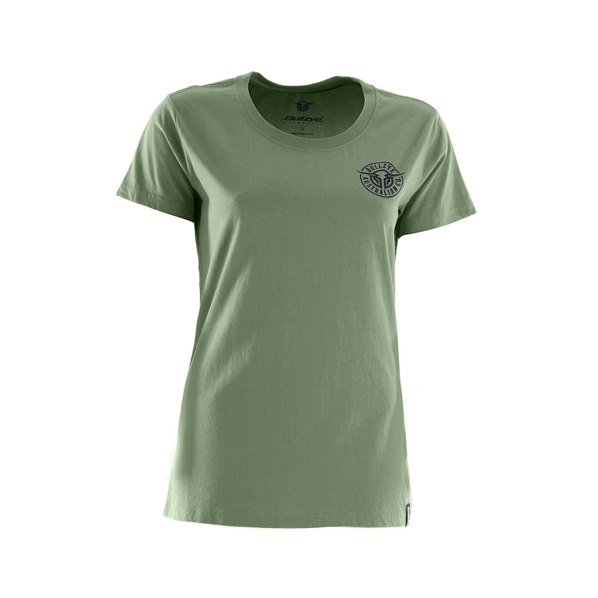 Bullzye Women’s Bullring Tee Moss
