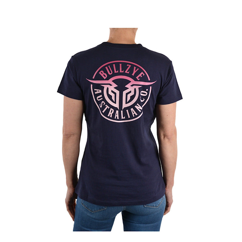 Bullzye Women’s Bullring Tee - Navy