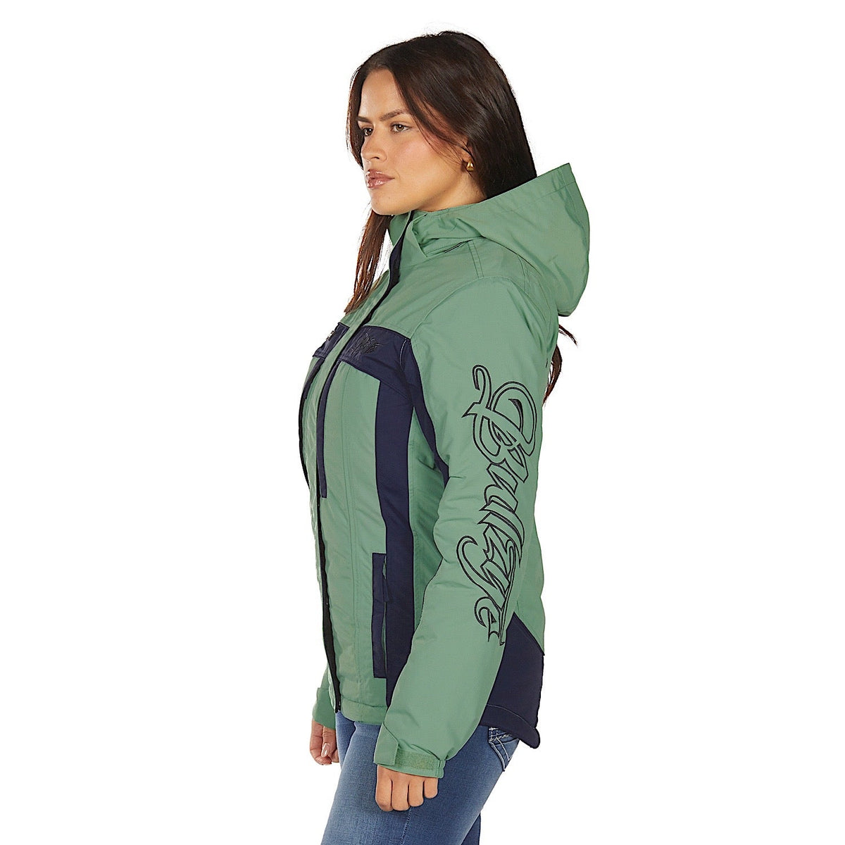 Bullzye Women’s Carla Jacket - Navy / Moss