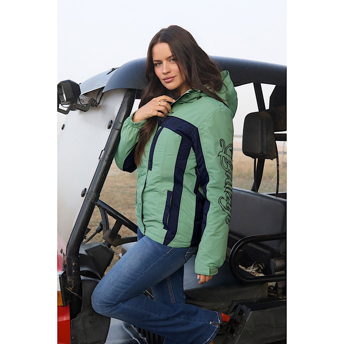 Bullzye Women’s Carla Jacket - Navy / Moss