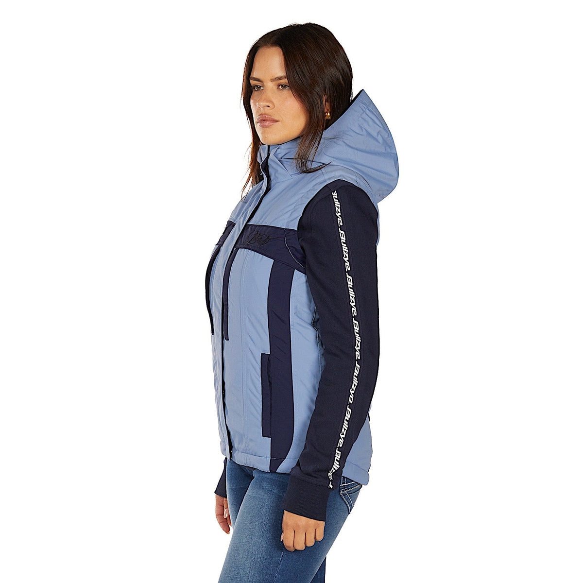 Bullzye Womens Carla Vest Navy/Light Blue