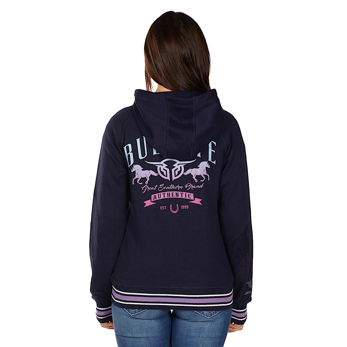 Bullzye Women’s Jemma Zip Through Hoodie - Navy