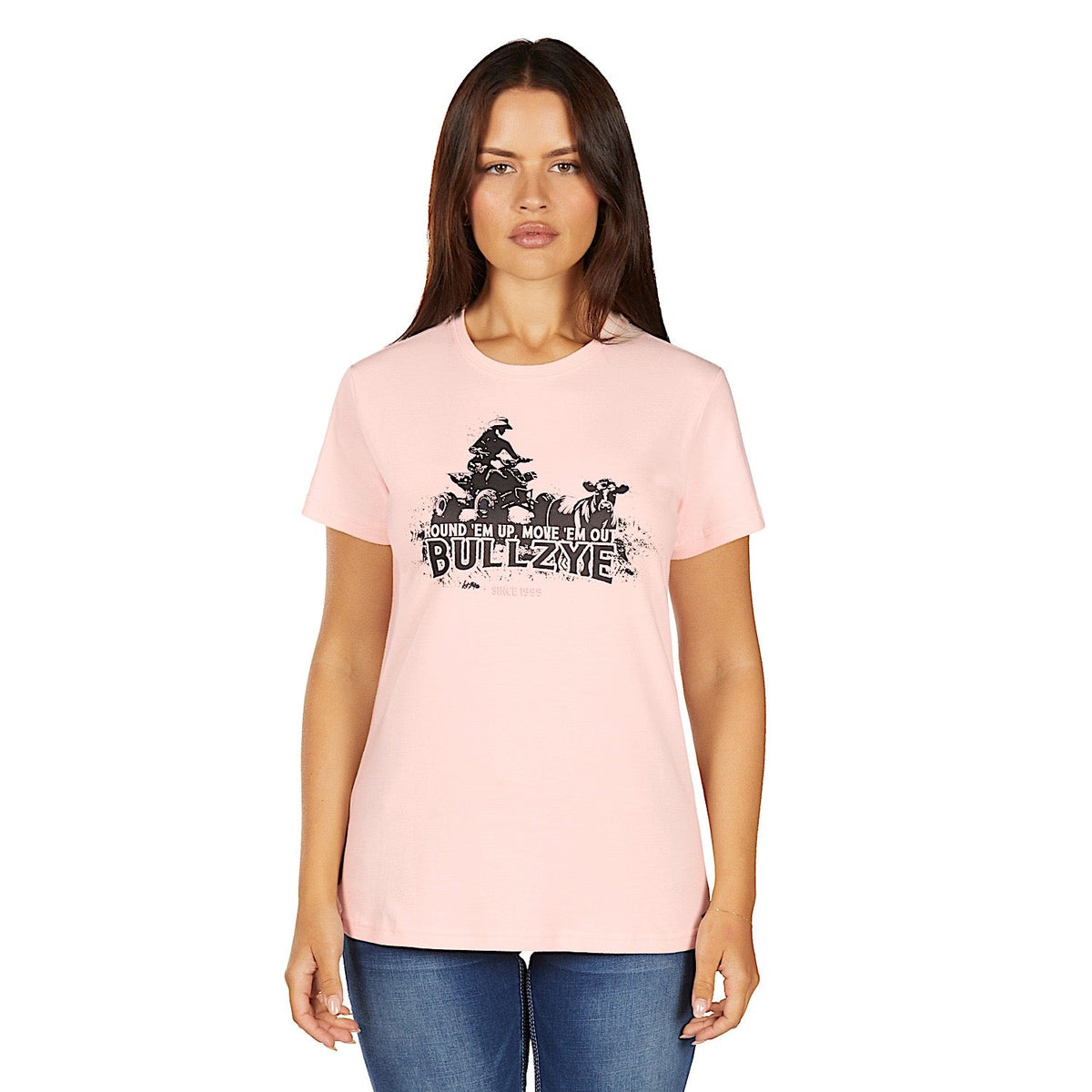 Bullzye Women’s Lucy Short Sleeve T Shirt - Blush