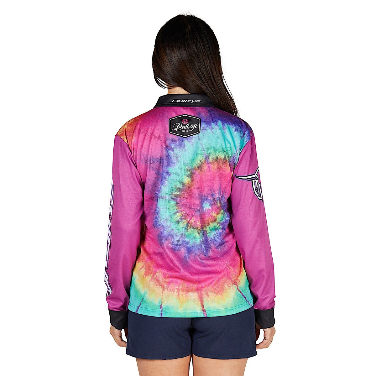 Bullzye Women’s Narrative Long Sleeve Fishing Shirt - Multi