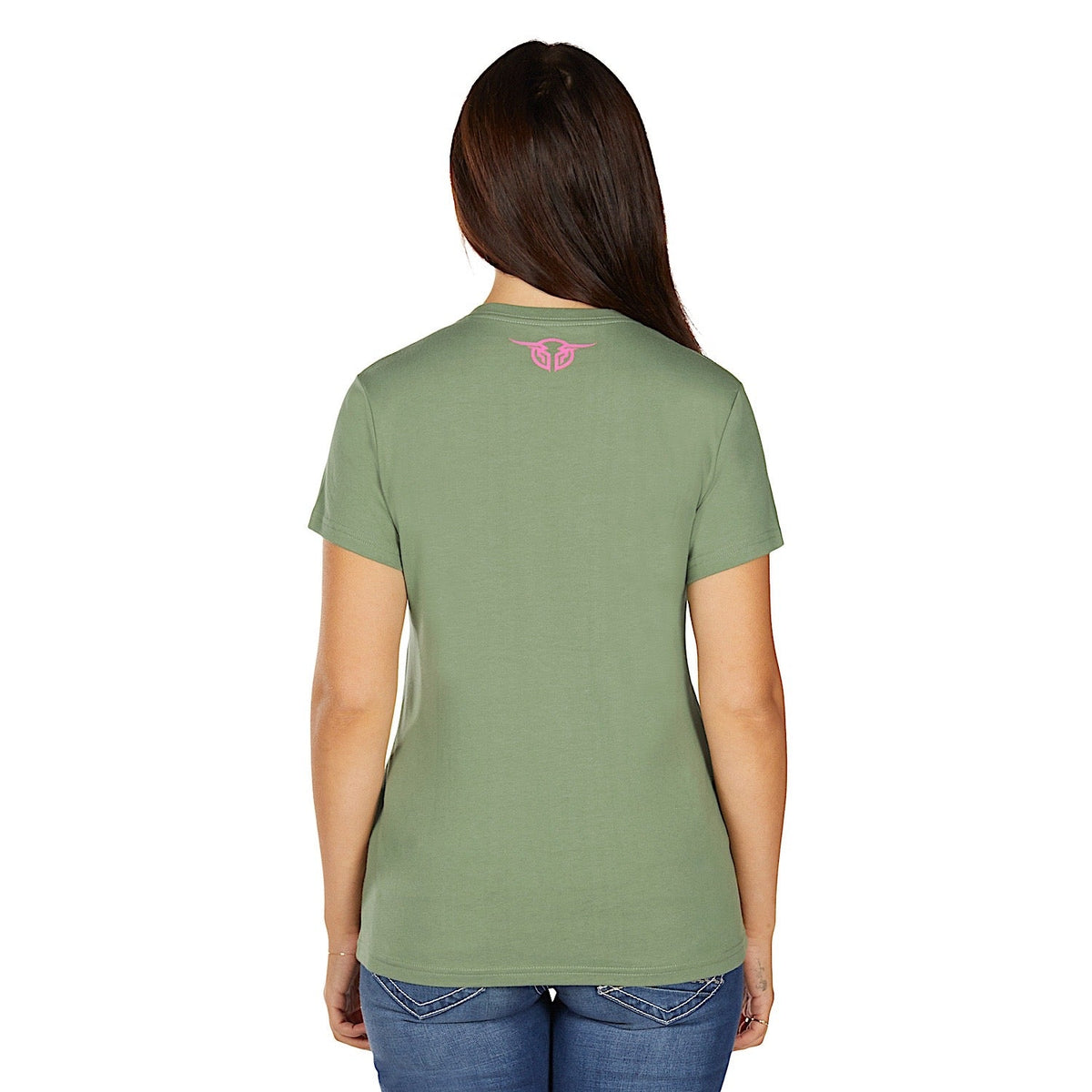 Bullzye Women’s Nova Short Sleeve T Shirt - Moss