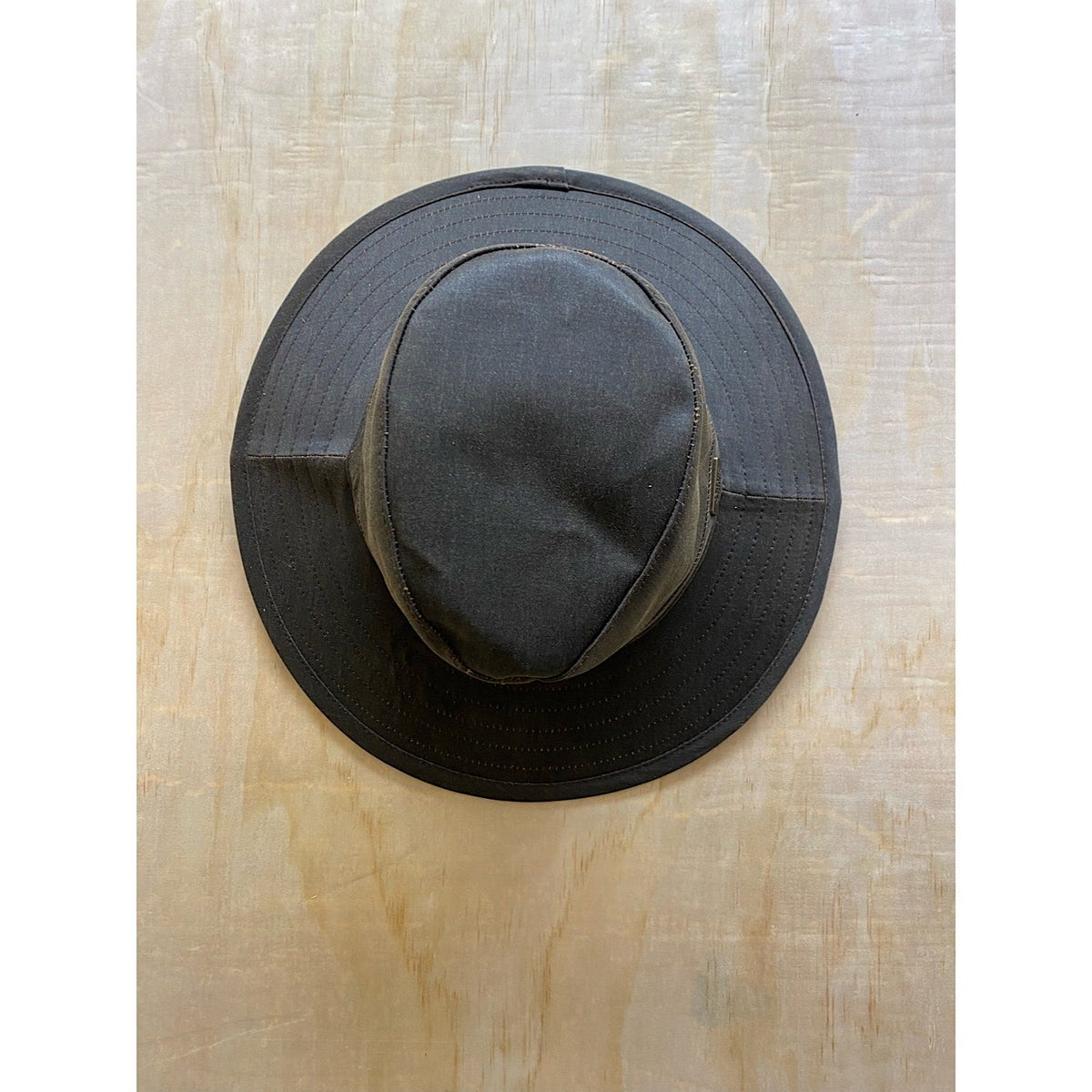 Burke & Wills Austin Faux Oilskin Hat - Rustic Brown