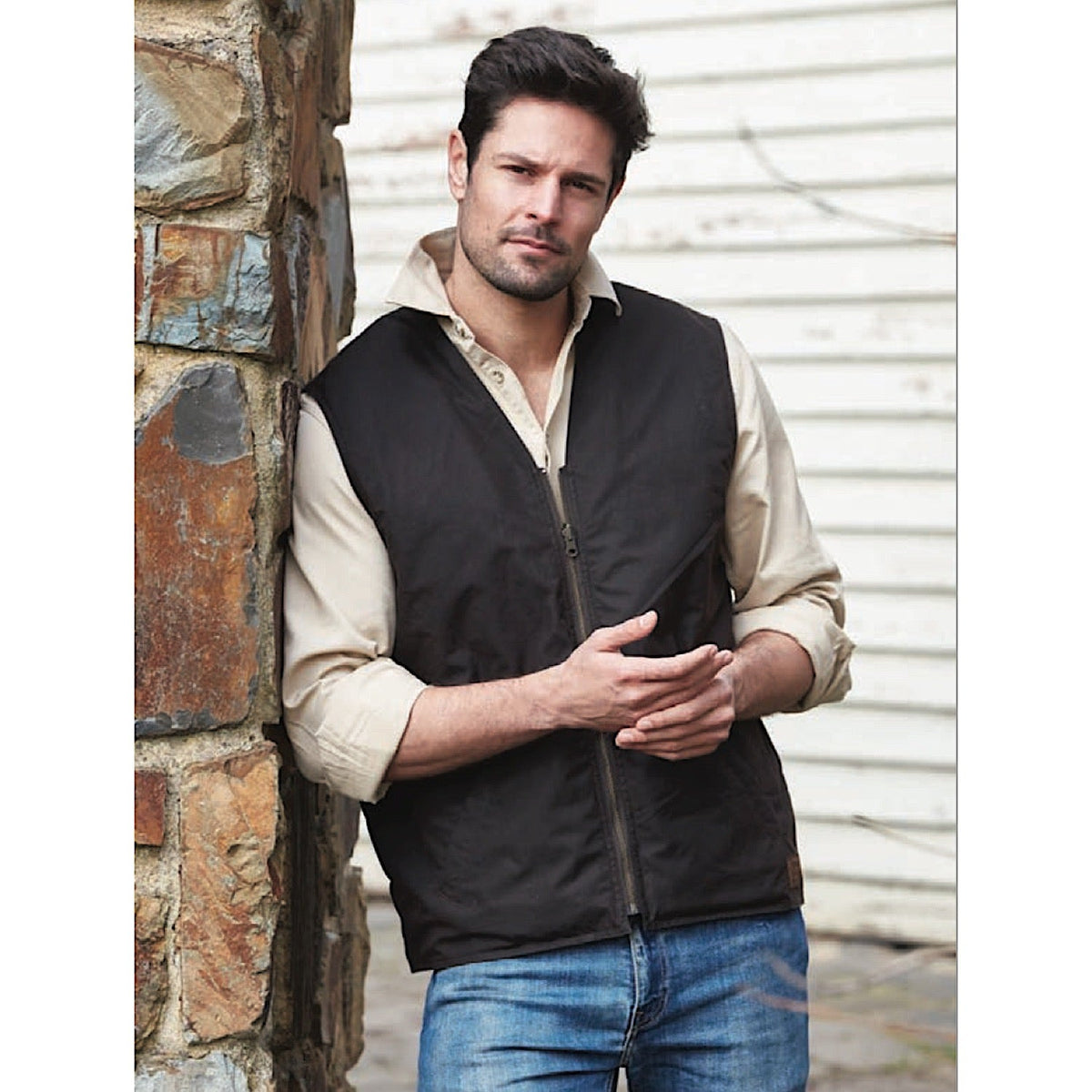 Burke & Wills Balranald Vest Liner - Brown