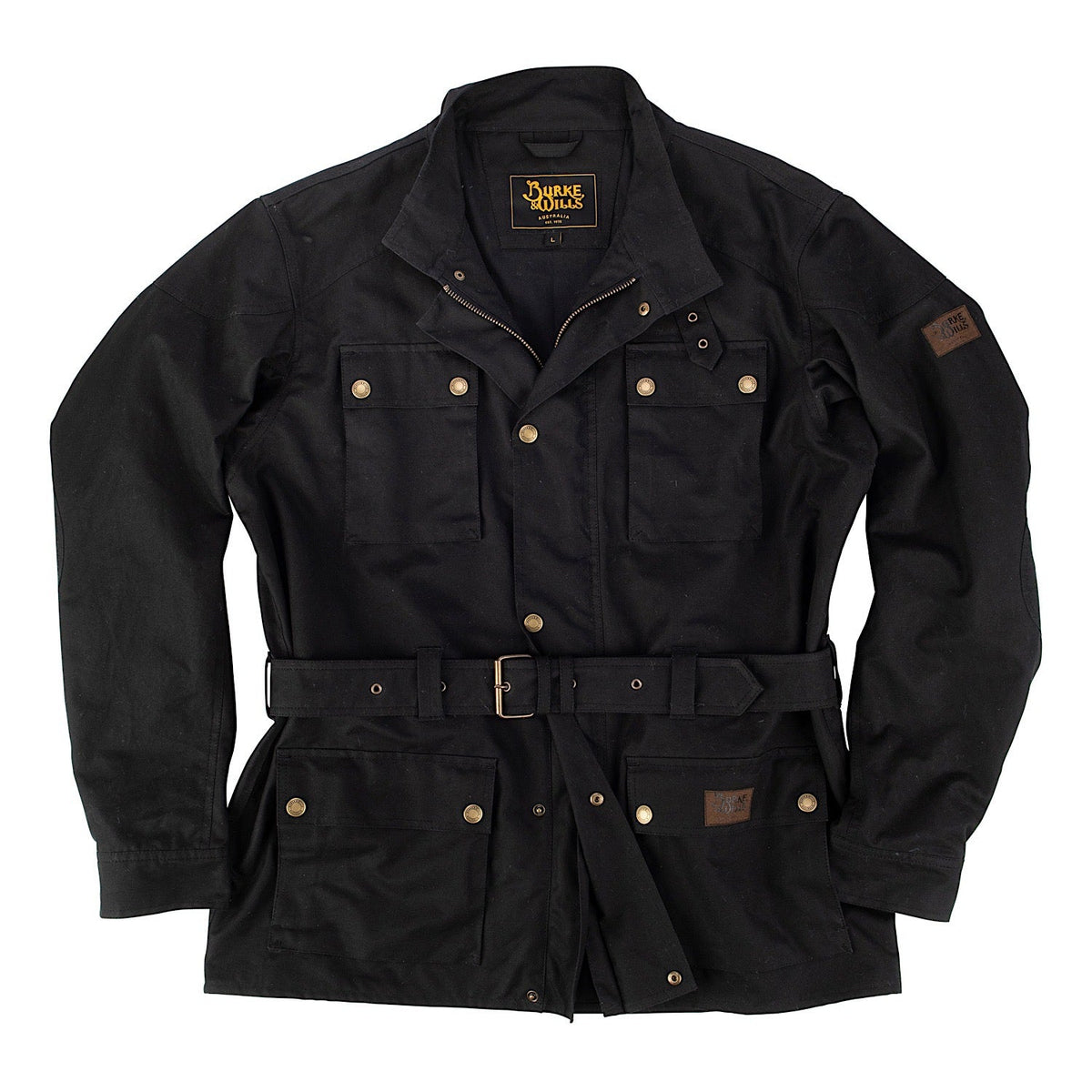 Burke & Wills Men’s Biker Jacket - Black