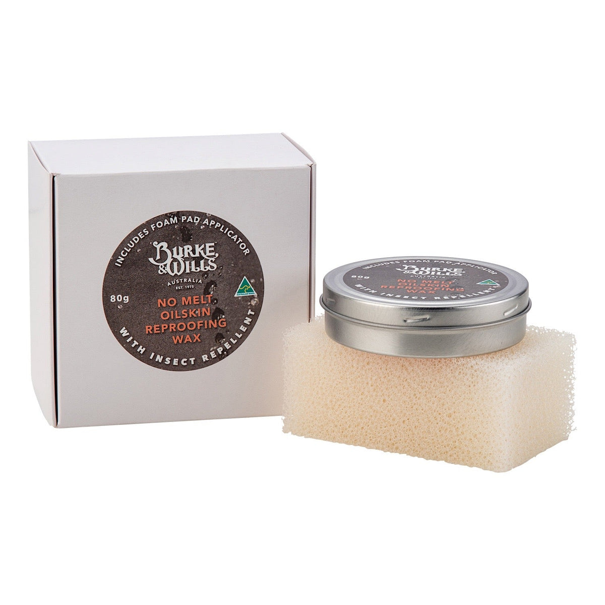 Burke & Wills Oilskin Reproofing Wax Pack 80gm