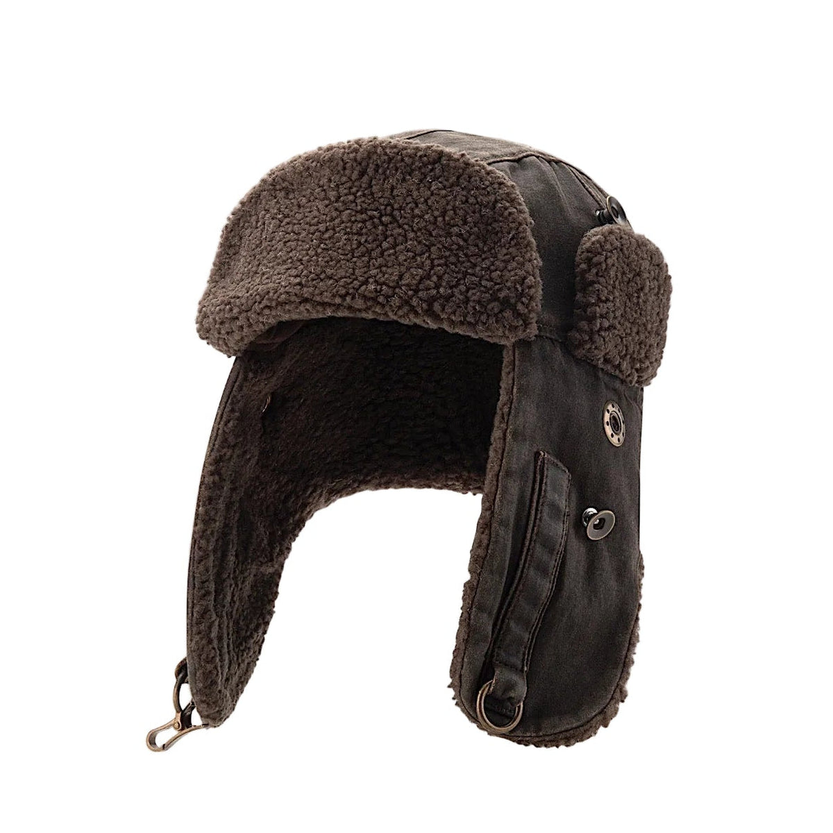 Burke & Wills Trapper Hat - Rustic Brown
