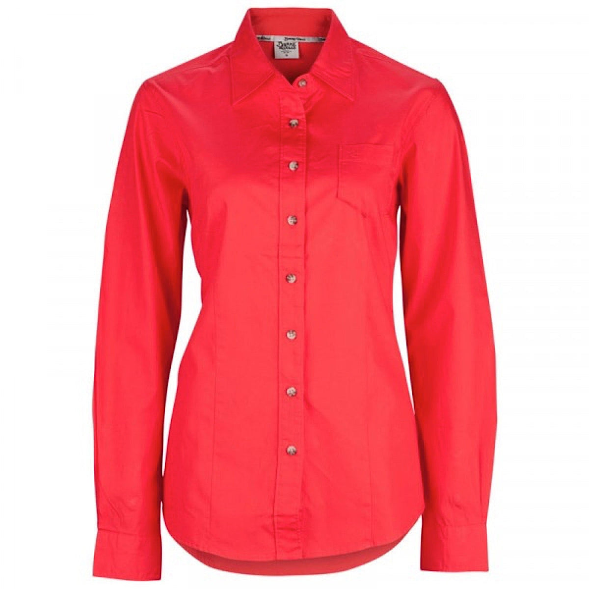 Burke & Wills Womens Collins Shirt Orange Crush