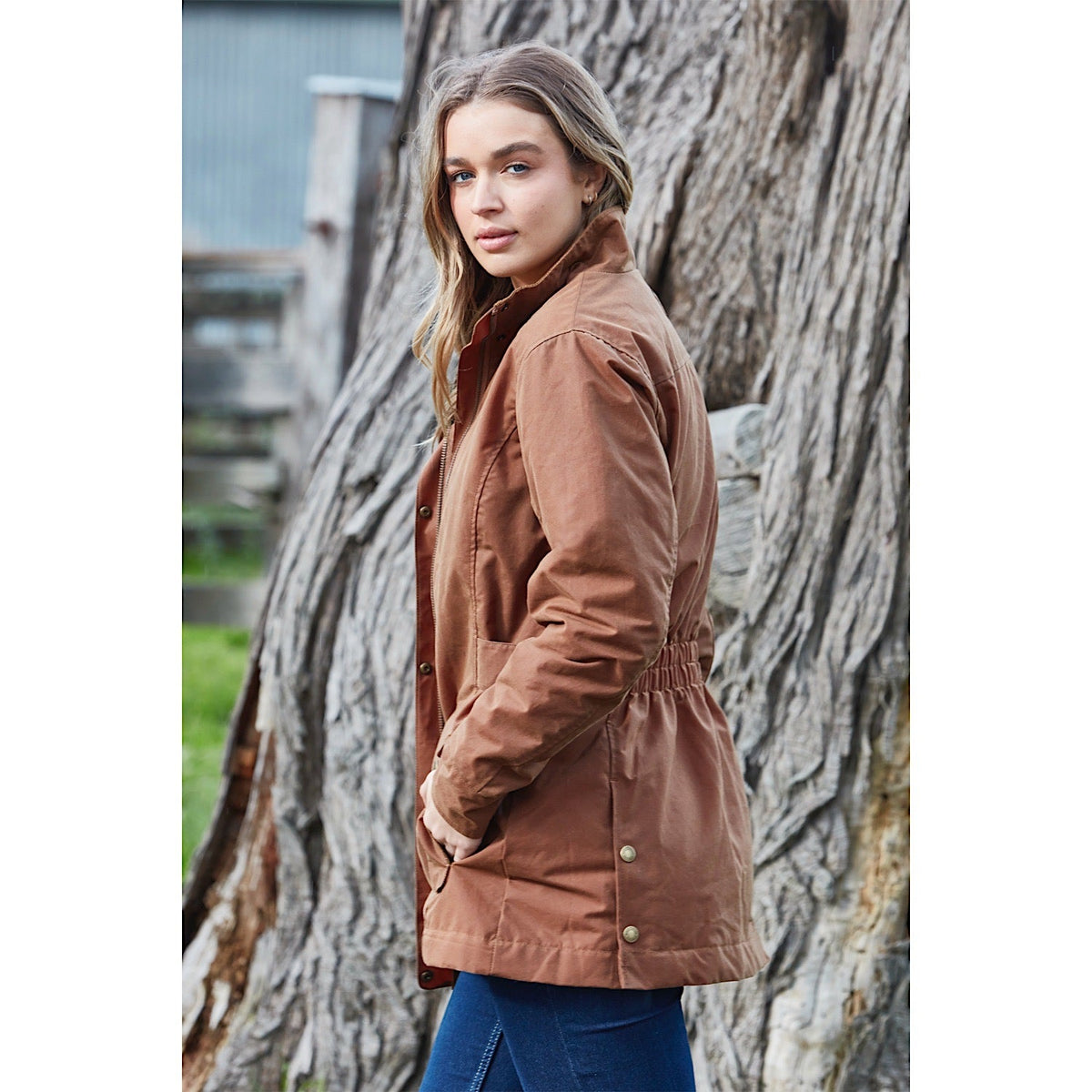 Burke & Wills Women’s Darling Jacket - Dark Camel