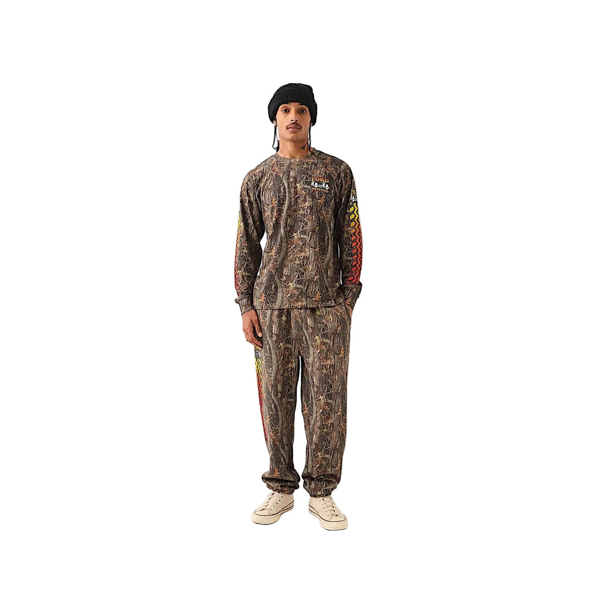 Brixton Men's Ford 4X4 Chrome Sweatpant - Boxwood Green