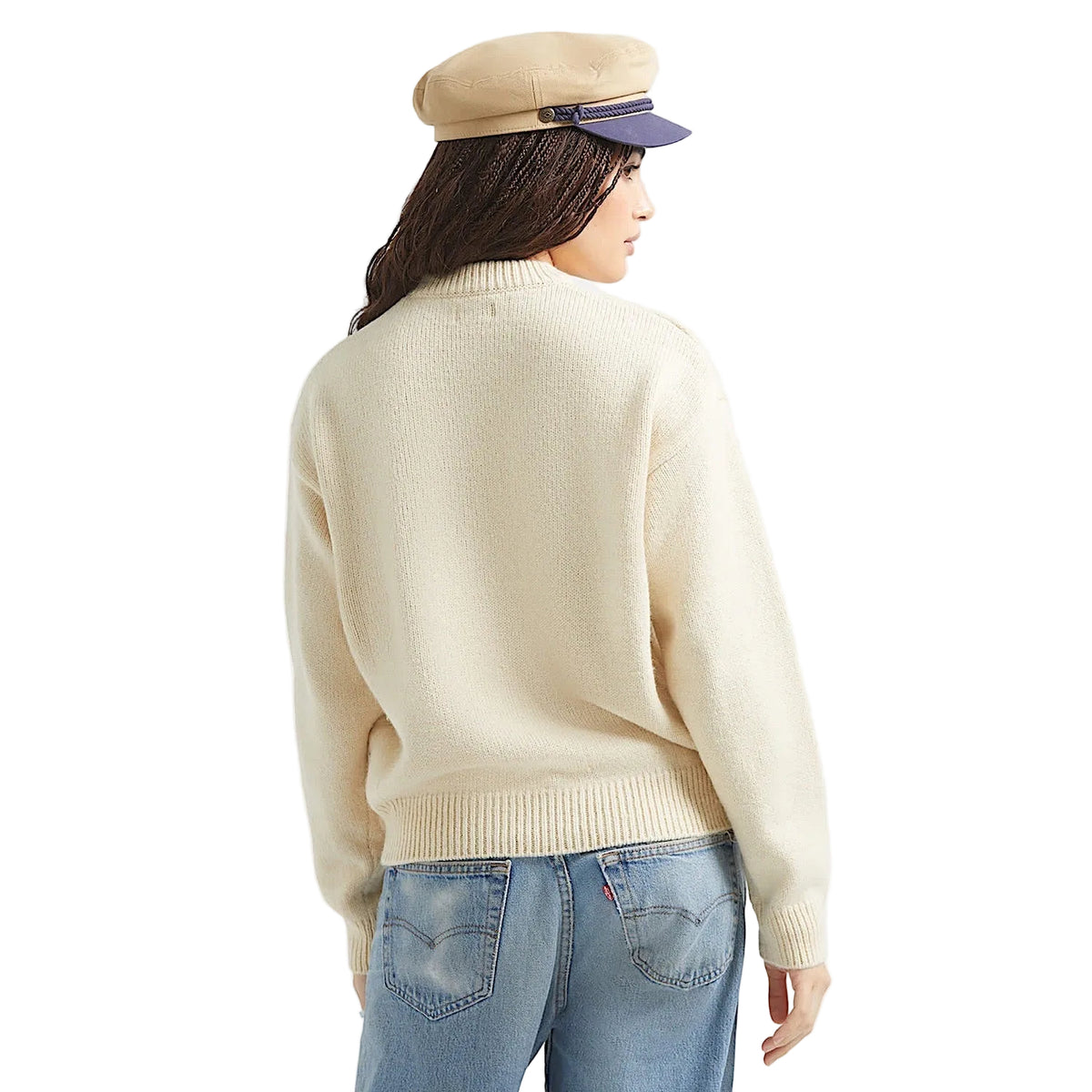 Brixton Women's Ranching Club Crew Sweater - Whitecap