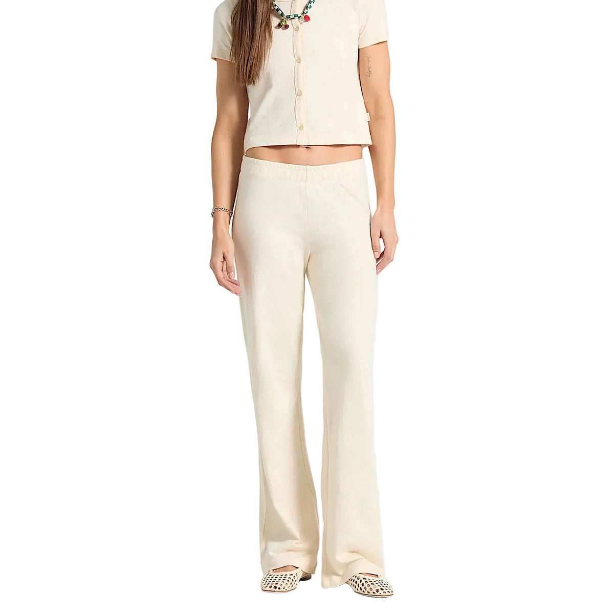 Brixton Women's Siesta Knit Pant - Whitecap
