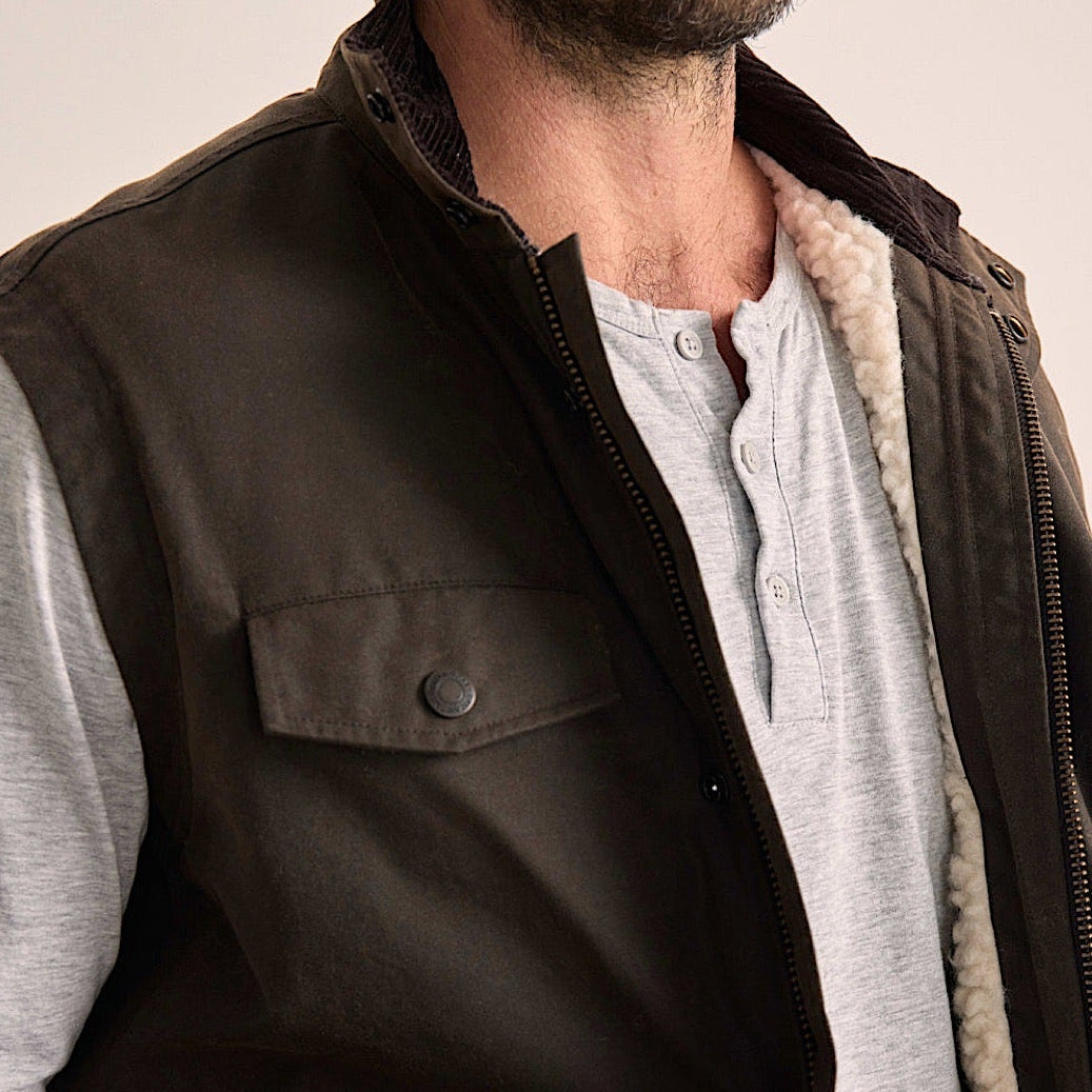 Driza-Bone Jumbuck Vest - Heritage Brown