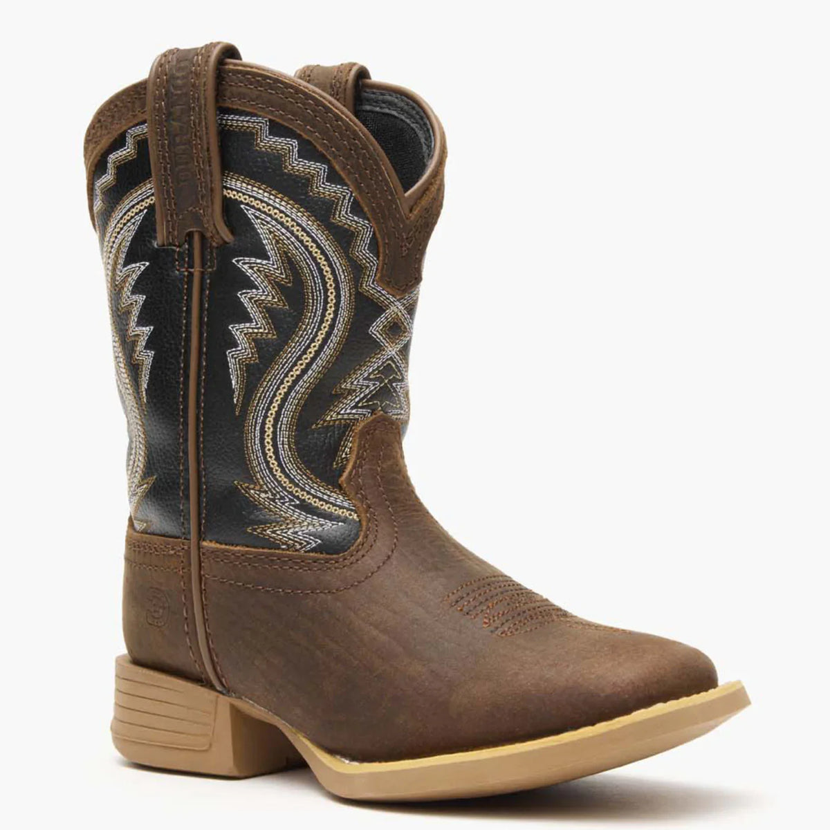 Durango Big Kids Lil Rebel Pro Western Boot - Acorn / Black Onyx