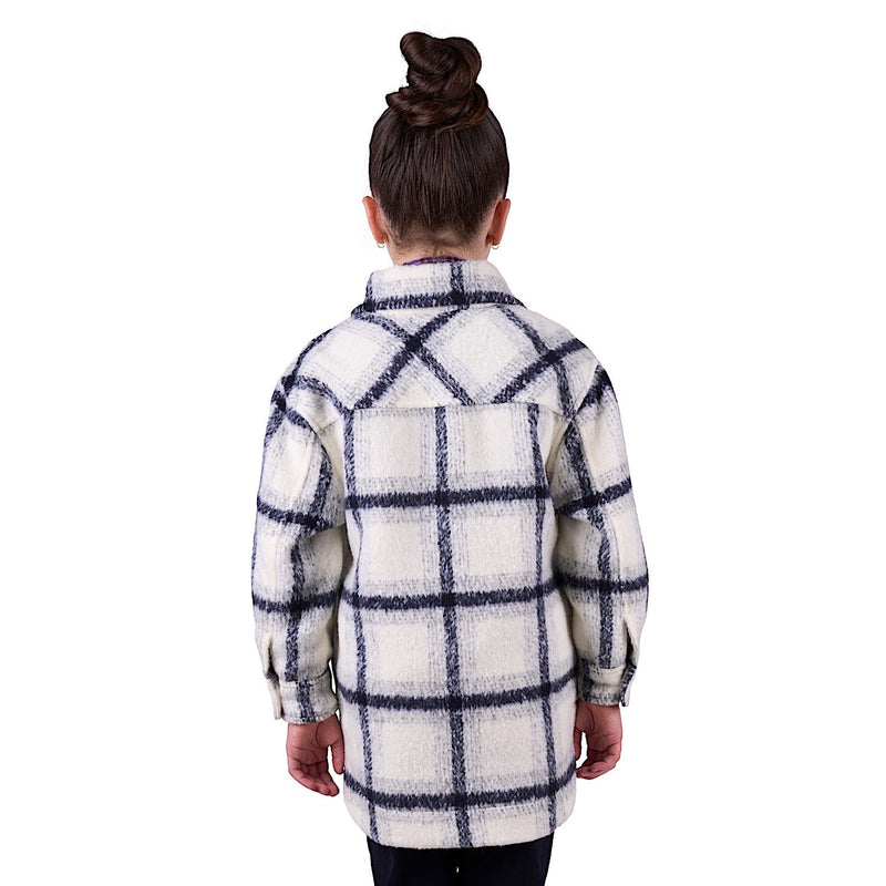 Dux-Bak by Thomas Cook Girl’s Elk Overshirt - Navy - Dux-Bak Kids