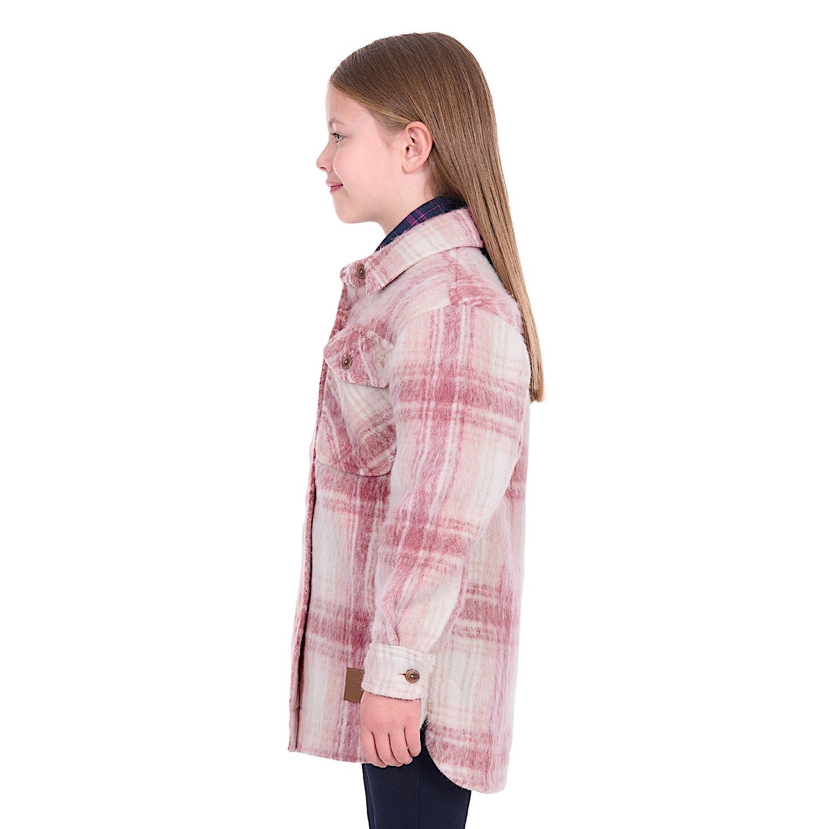Dux-Bak by Thomas Cook Girl’s Elk Overshirt - Pink