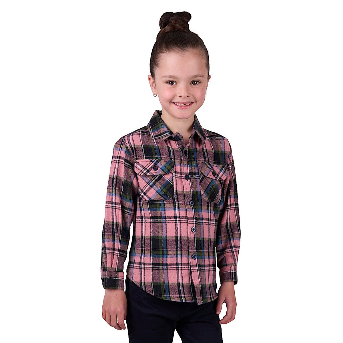 Dux-Bak by Thomas Cook Kid’s Deena Thermal Shirt - Pink
