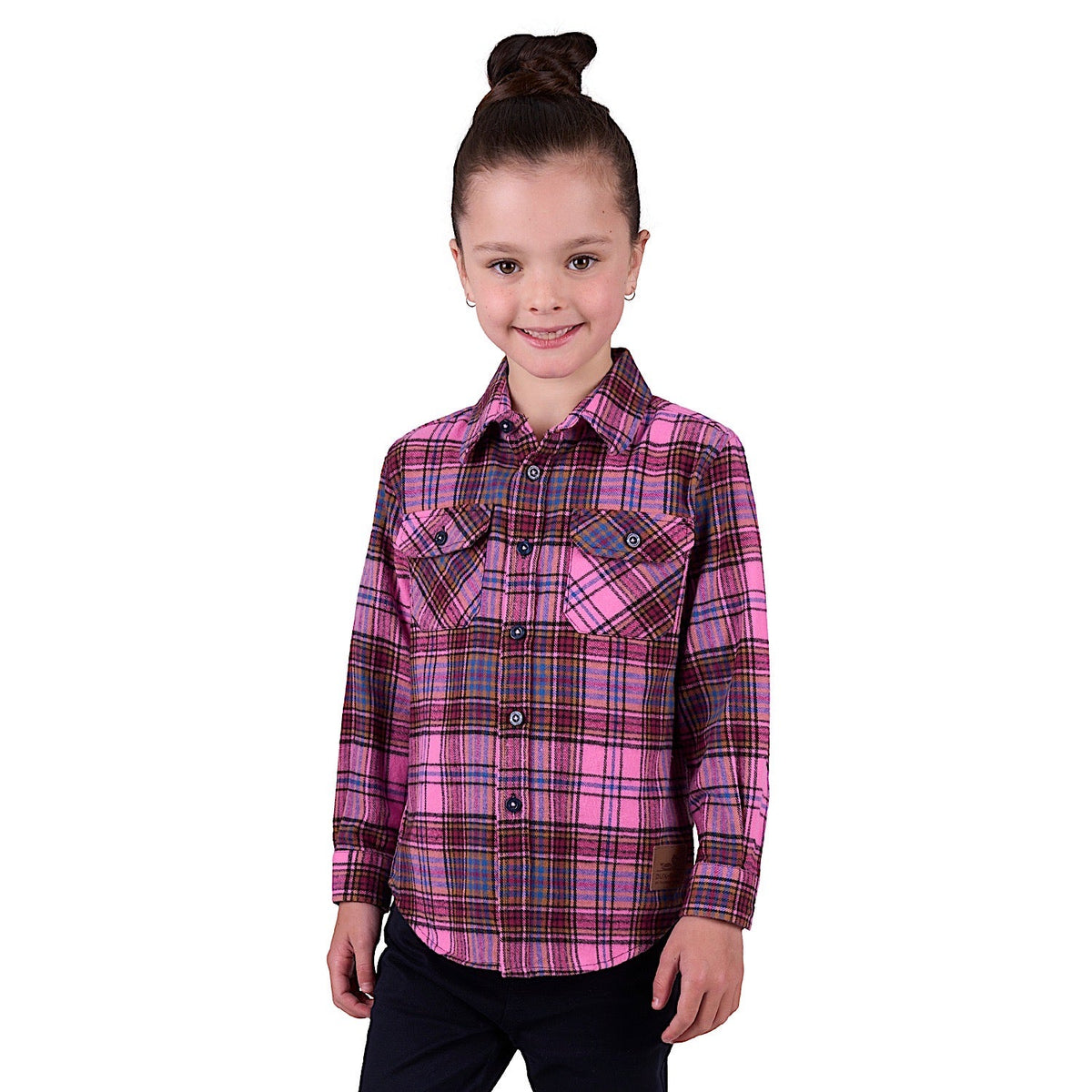 Dux-Bak by Thomas Cook Kid’s Jada Thermal Shirt - Pink