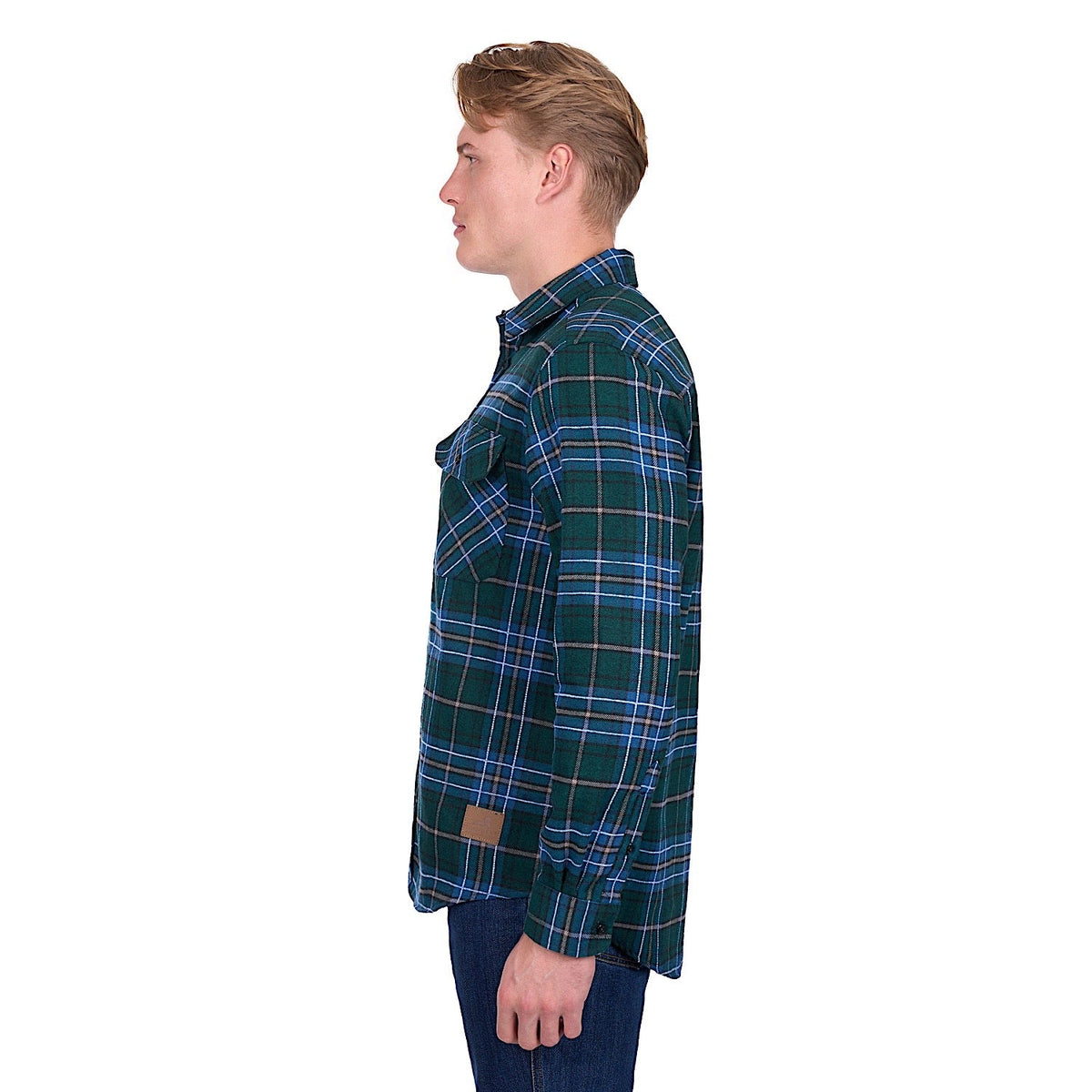 Dux-Bak by Thomas Cook Men’s Jace Thermal Shirt - Green/Steel