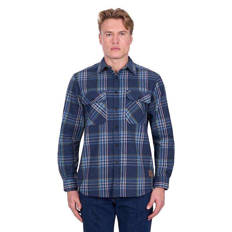 Dux-Bak by Thomas Cook Men’s Miles Thermal Shirt - Navy/Teal