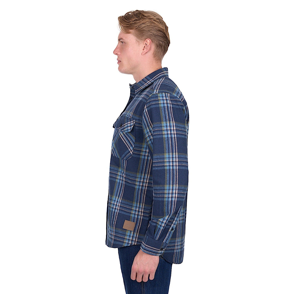 Dux-Bak by Thomas Cook Men’s Miles Thermal Shirt - Navy/Teal