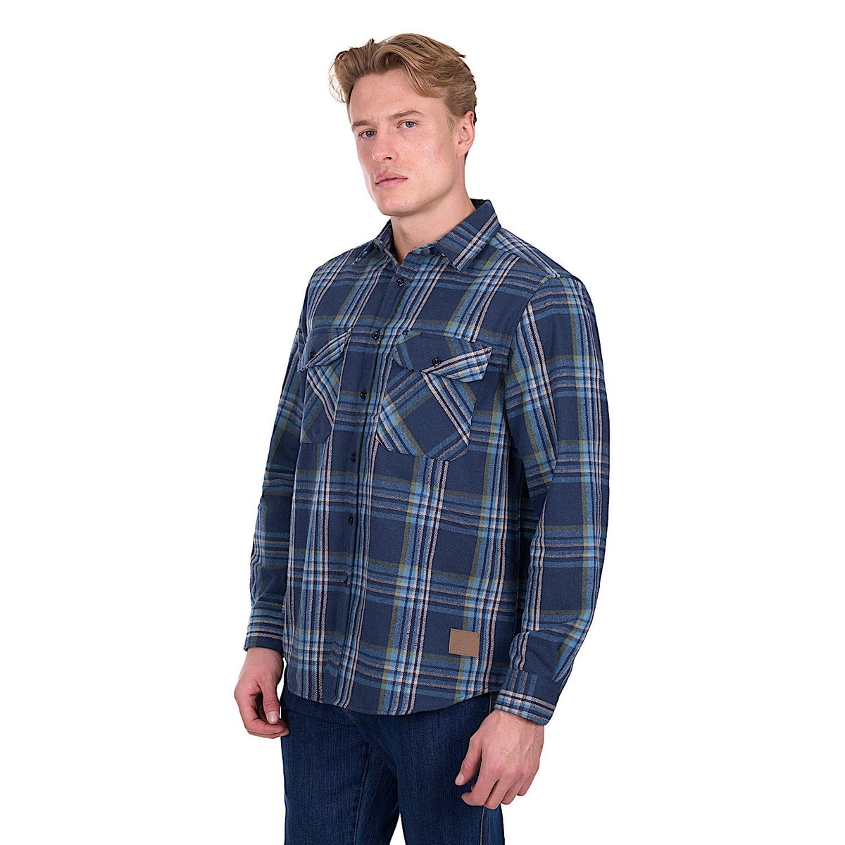 Dux-Bak by Thomas Cook Men’s Miles Thermal Shirt - Navy/Teal