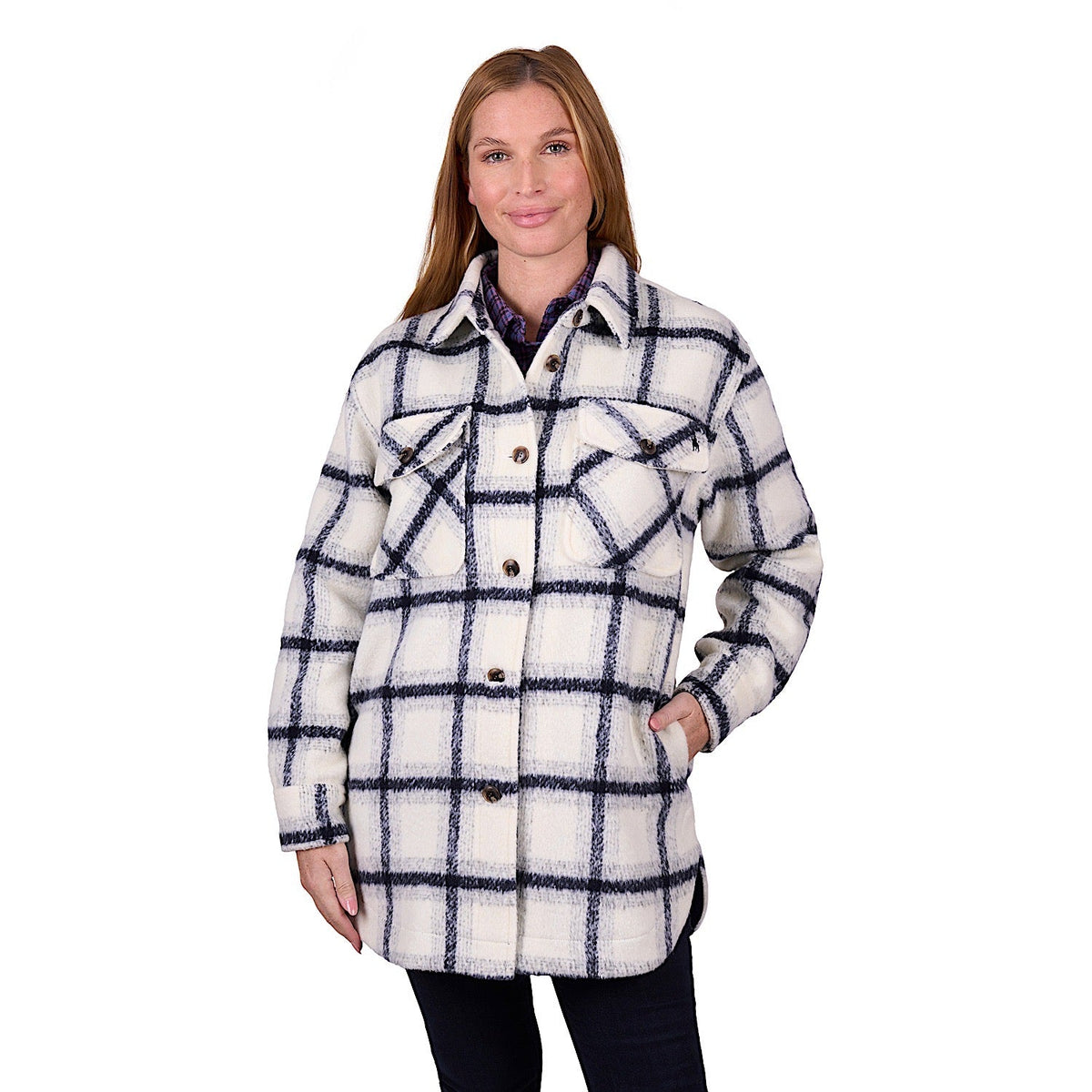 Dux-Bak by Thomas Cook Women’s Elk Overshirt - Navy