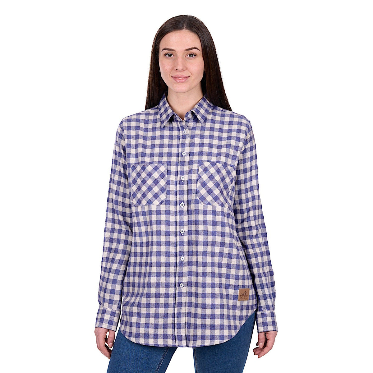 Dux-Bak by Thomas Cook Women’s Joyce Thermal Shirt - Purple/White