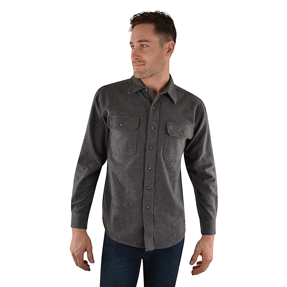 Buy Dux-Bak Mens Mountain Thermal Heavyweight Shirt Charcoal – The