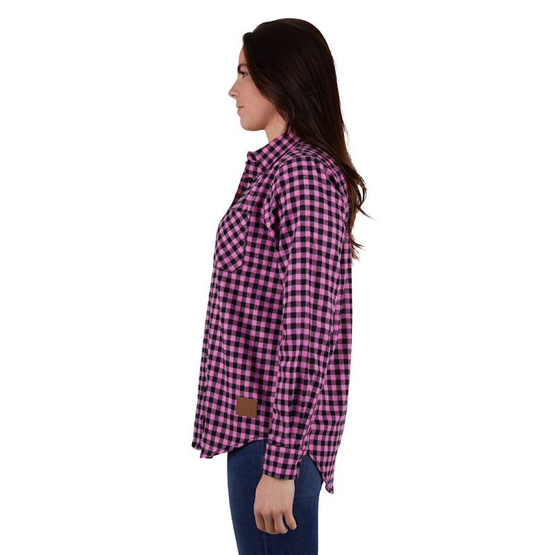 Dux-Bak Women’s Adrianna Thermal Shirt - Pink