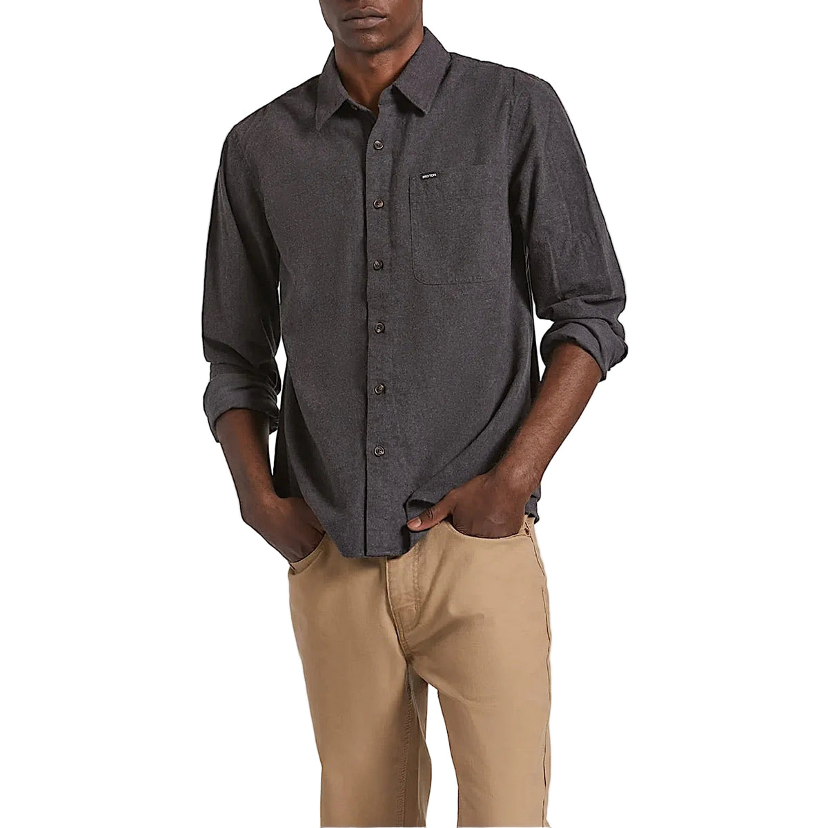 Brixton Men's Hasting LW Flannel - Black