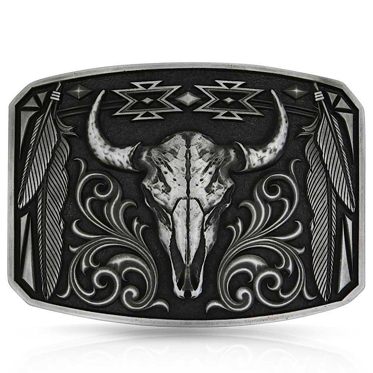Montana Silversmiths Western Attitude Buckle - Legend & Pride Buckle