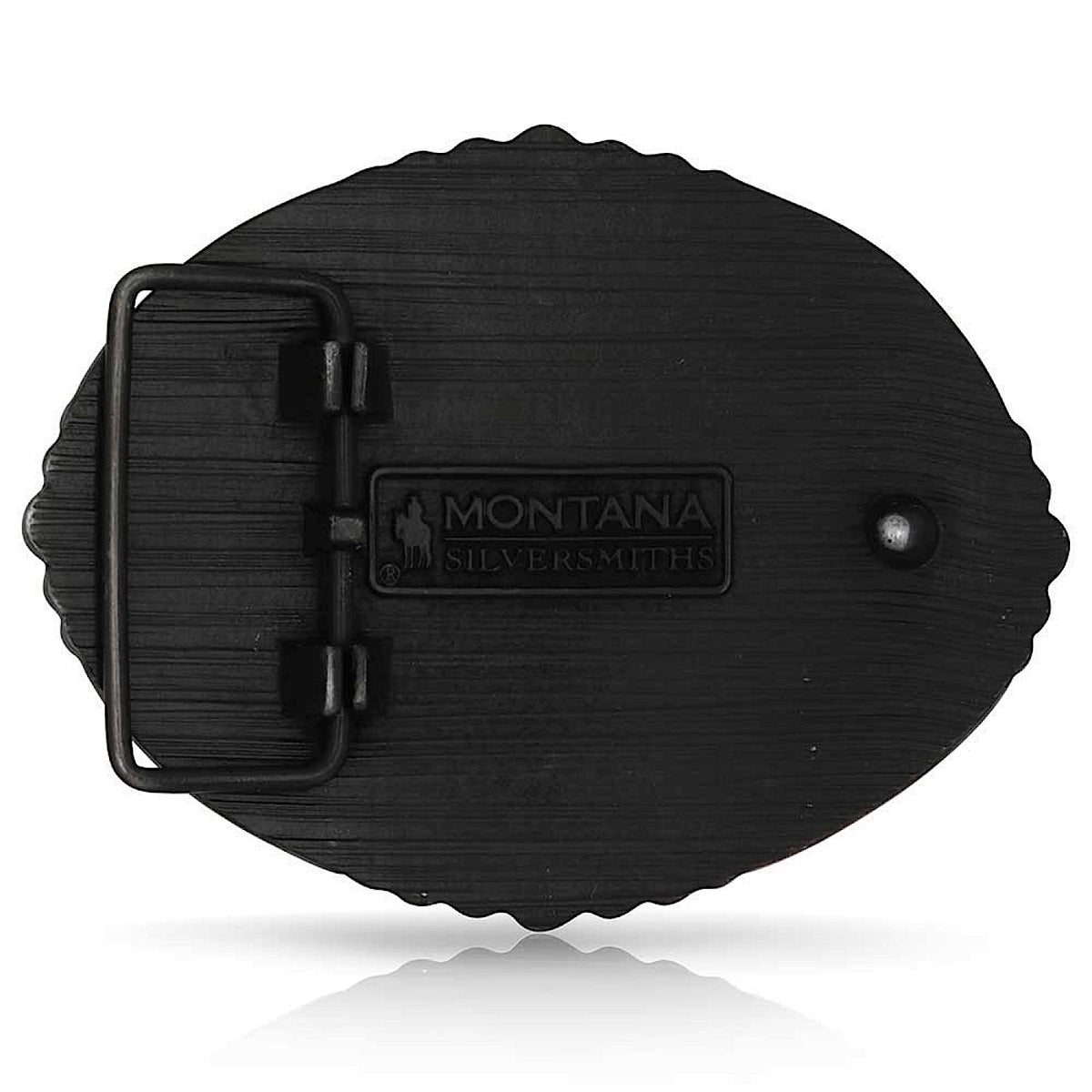 Montana Silversmiths Western Attitude Buckle - Branded Legacy Longhorn Buckle