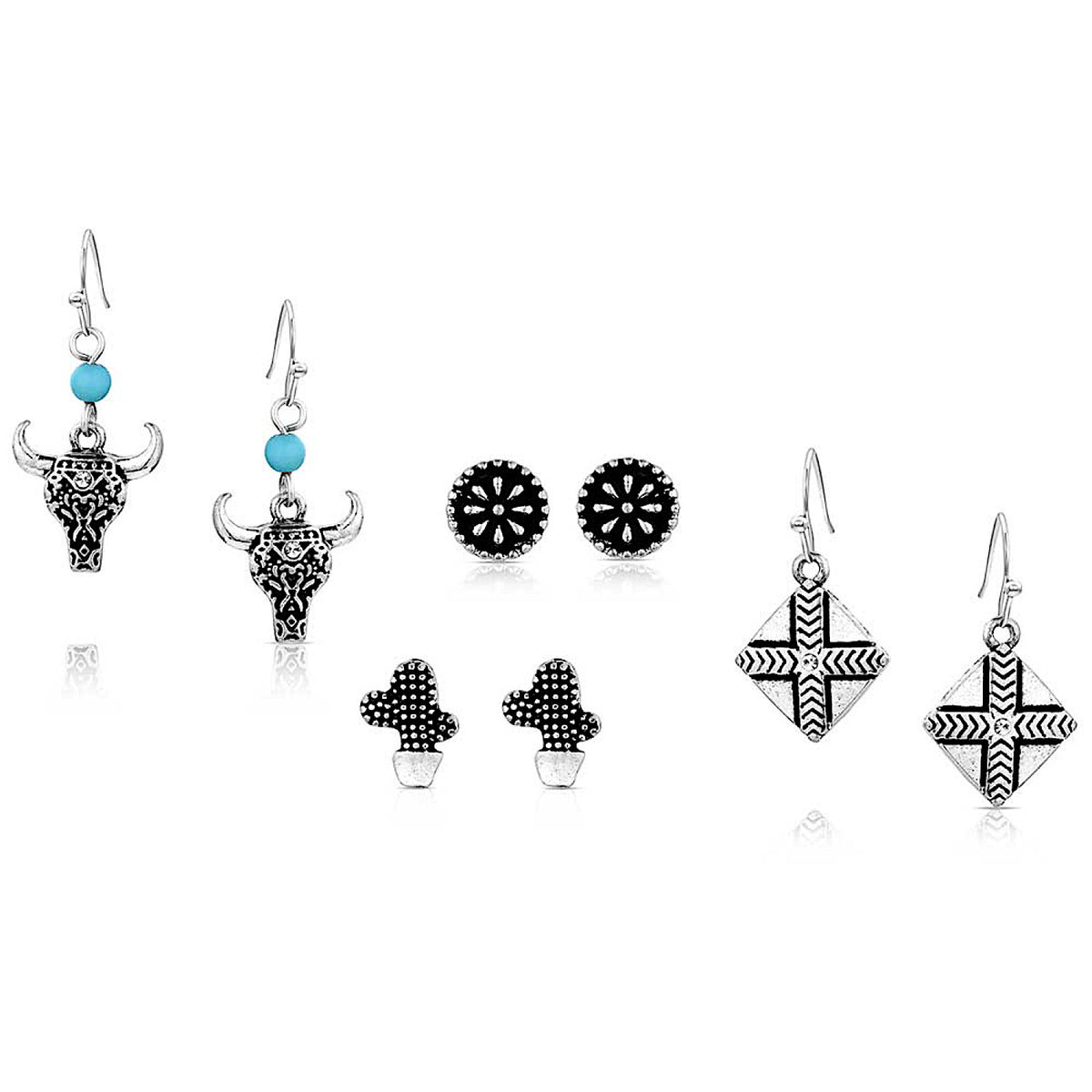 Montana Silversmiths On The Plains Earring Set