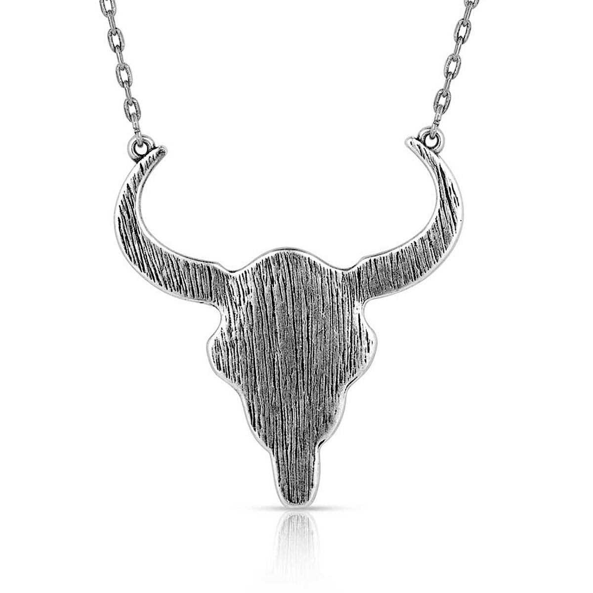 Montana Silversmiths Buffalo Skull Necklace