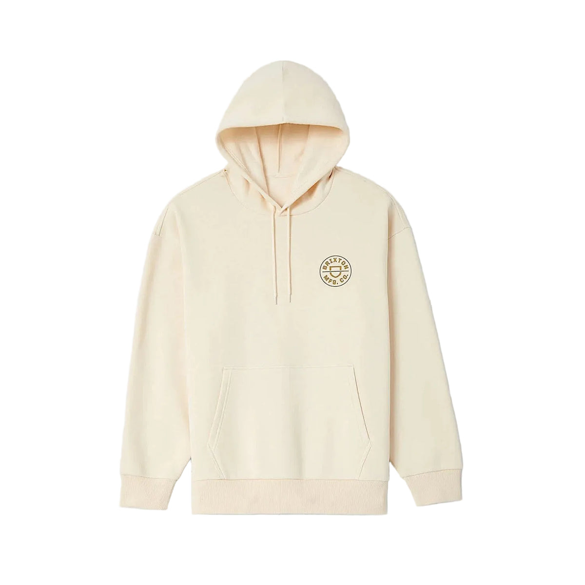 Brixton Men's Crest II Hoodie - Whitecap